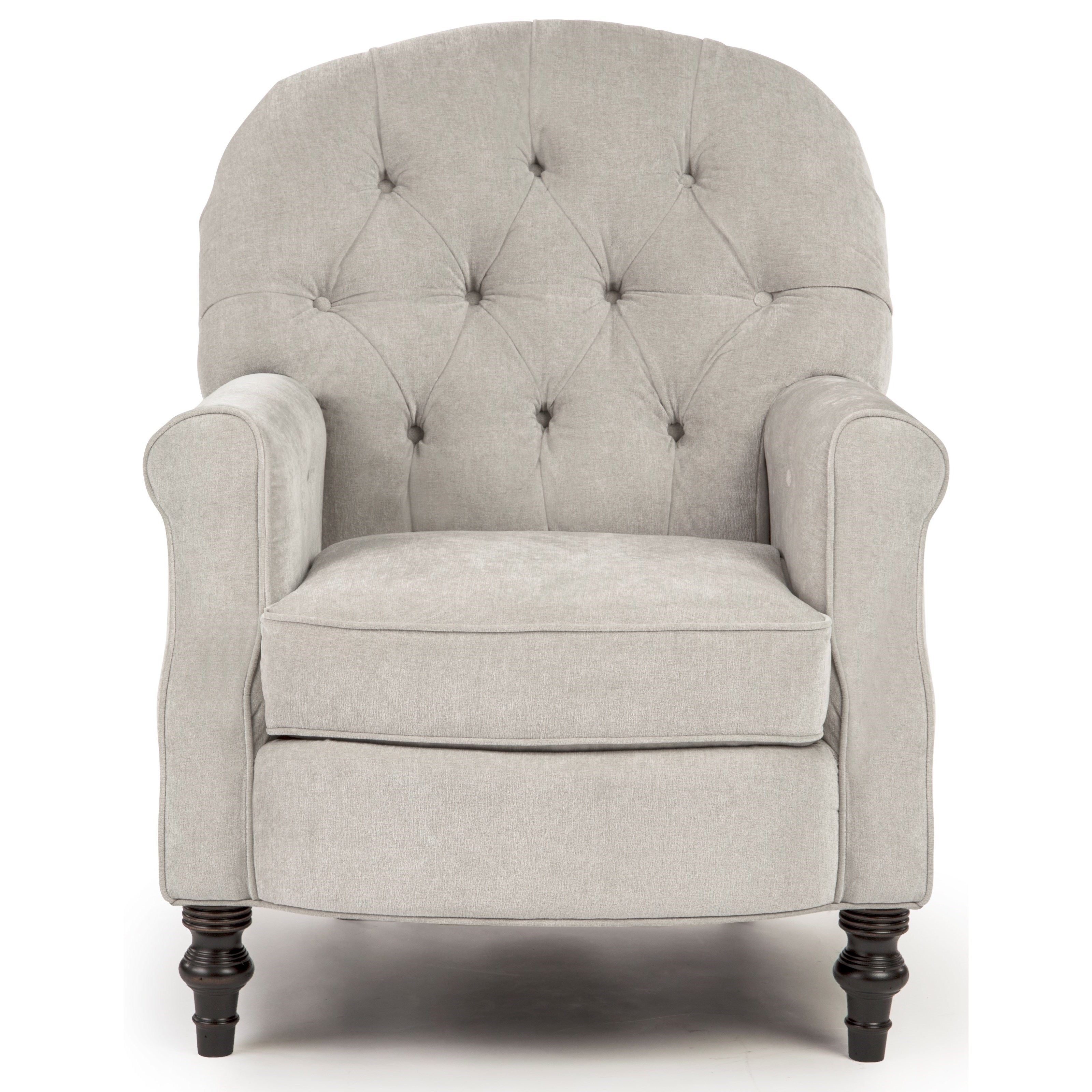 Best Home Furnishings Club Chairs 7030DW23369SILT Truscott Club Chair